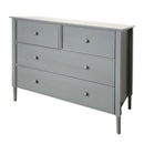 Komód, szürke, AVIELA