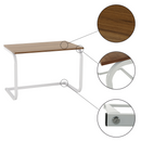 Rakodópolc, fehér/természetes tölgy, AVENO