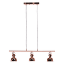 Függőlámpa retro stílusban, fém, rose gold, AVIER TYP 4