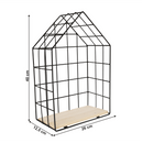 Szett 3 polc, természetes/fekete, AZURI