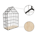 Szett 3 polc, természetes/fekete, AZURI