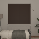vidaXL Zsaluzia Sötét Barna 160 x 150 cm 25 mm PVC