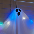 vidaXL Halloween Függő Szellem 3 pcs Fehér 52 x 62 cm Poliészter
