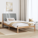 vidaXL Ágykeret fejtámlával Barna 100 x 200 cm Tömör fenyőfa