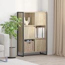 vidaXL Könyvespolc Sonoma 68 x 30 x 108.5 cm Faanyag