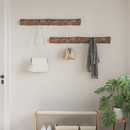 vidaXL Akasztó Barna 50 x 8 x 12 cm Szilárd Újrahasznosított Fa