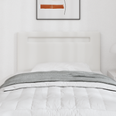 vidaXL LED ágytámla Fehér 100 cm Műbőr