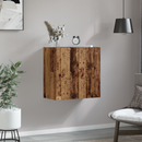 vidaXL Fali Szekrény Falra szerelhető Régi fa 60 x 31 x 60 cm Faanyag