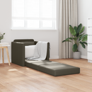 vidaXL Kanapéágy 60cm Szürke Mübőr