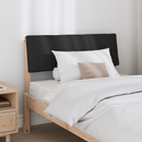 vidaXL Kárpitozott fejtámla Fekete 100 cm Tömör fenyőfa