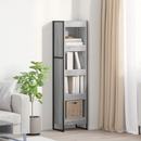 vidaXL Könyvespolc Szürke Sonoma 40 x 30 x 155 cm Faanyag