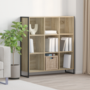 vidaXL Könyvespolc Sonoma 99.5 x 30 x 108.5 cm Faanyag