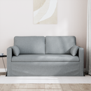 vidaXL Kanapé Világosszürke 158 x 78 x 80 cm szövet