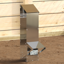 vidaXL Csirke etető Ezüst 13 x 12 x 51 cm Horganyzott acél