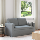 vidaXL Kanapé Világosszürke 139 x 78 x 80 cm szövet