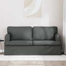 vidaXL Kanapé Sötétszürke 162 x 80 x 85 cm szövet