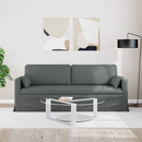 vidaXL Kanapé Sötétszürke 198 x 78 x 80 cm szövet