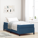 vidaXL Boxrugós ágy Kék 80 x 200 cm szövet