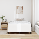 vidaXL Ágykeret matracmal Fehér 120 x 200 cm szövet