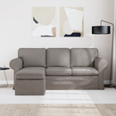 vidaXL Kanapé Tópszínű 195 x 138 x 80 cm szövet