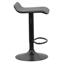 Bárszék, fekete ekobőr, BAILI