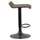 Bárszék, szürkésbarna Taupe ekobőr, BAILI