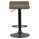 Bárszék, szürkésbarna Taupe ekobőr, BAILI