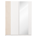 Szekrény, 2D-150, fehér/artisan tölgy, BAJADERO TYP 1