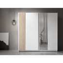 Szekrény, 2D-200, fehér/artisan tölgy, BAJADERO TYP 2