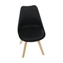 Szék, fekete/bükk, BALI 2 NEW