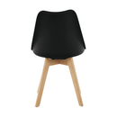 Szék, fekete/bükk, BALI 2 NEW