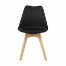 Szék, fekete/bükk, BALI 2 NEW