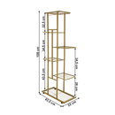 Fém virágállvány, arany, BAMIR TYP 3