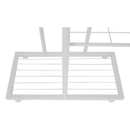 Fém állvány a virágokra, fehér, BAMIR TYP 2