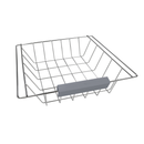 Tálalókocsi, szürke/természetes, BARABE