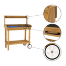 Kerti munkaasztal mosdóval fa/barna, BARDY