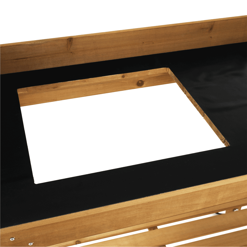 Kerti munkaasztal mosdóval fa/barna, BARDY