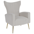 Relaxfotel, bézs Velvet szövet, BARET