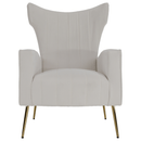 Relaxfotel, bézs Velvet szövet, BARET