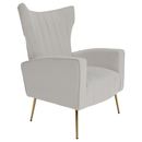 Relaxfotel, bézs Velvet szövet, BARET