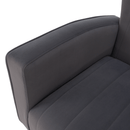 Relaxfotel, szürke Velvet szövet, BARET