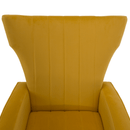 Relaxfotel, sárga Velvet szövet, BARET