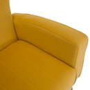 Relaxfotel, sárga Velvet szövet, BARET
