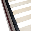 Ágy ágyráccsal, 180x200, szürkésbarna Taupe Velvet szövet, BARETO