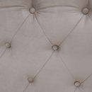 Ágy ágyráccsal, 180x200, szürkésbarna Taupe Velvet szövet, BARETO