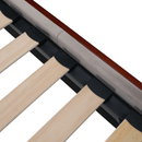 Ágy ágyráccsal, 180x200, szürkésbarna Taupe Velvet szövet, BARETO