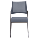 Rakásolható szék, szürke/fekete, BARIS