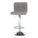 Bárszék, szürkésbarna taupe anyag/króm, KANDY NEW