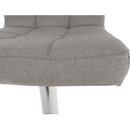 Bárszék, szürkésbarna taupe anyag/króm, KANDY NEW