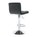 Bárszék, fekete textilbőr/króm, KANDY NEW